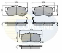 CBP3955 Comline - Гальмівні колодки до дисків