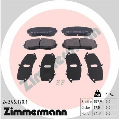 Колодки тормозные (передние) Suzuki Grand Vitara 1.3-3.2 98-