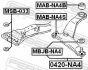 Опора шаровая (передняя/снизу) MITSUBISHI Grandis 04-11, фото 2 - интернет-магазин Auto-Mechanic