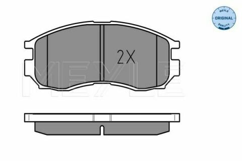 Колодки тормозные (передние) Mitsubishi Colt 90-96/Galant/Lancer 88-04/Space Wagon 91-98