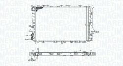 радіатор охолодження Audi 100 91-94,A6 1.8/2.5TDI 94-97 мКПП радіатор охолодження Audi 100 91-94,A6 1.8/2.5TDI 94-97 мКПП