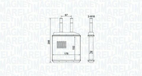 Радіатор опалення matiz 98- Радіатор опалення matiz 98-