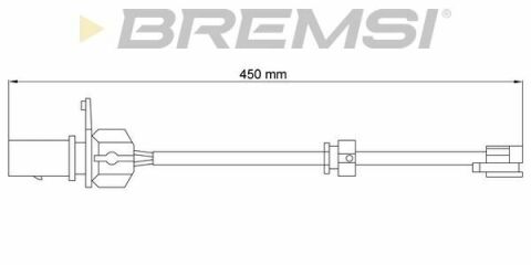 Датчик гальмівних колодок Audi A6/A7/A8 09- пер.