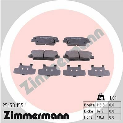 Колодки тормозные (задние) Hyundai Santa Fe II 06-/Kia Sorento II 09- (Mando)