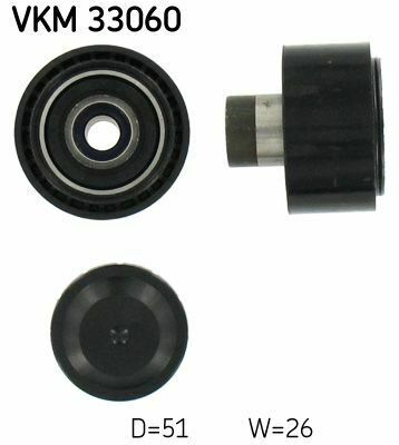 SKF FORD Ролик натяжний Fiesta, Fusion, Citroen 1.6HDI