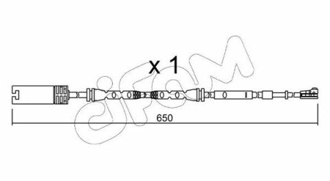 Датчик зносу гальмівних колодок E90 BMW
