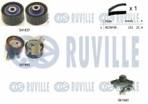 Комплект ГРМ (ремінь + 2 ролики + помпа + кріплення) Citroen C4 Picasso I, Jumpy 2007–, Peugeot 407, 807