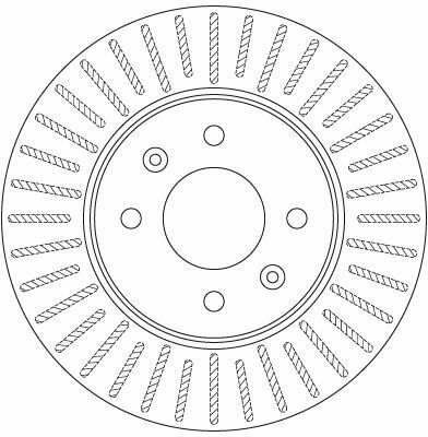 Гальмівний диск перед. Accent/Solaris/Rio 10-1.1-1.6