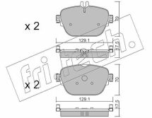 Комплект тормозных колодок, дисковый тормоз Комплект тормозных колодок, дисковый тормоз