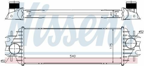 Интеркулер NS PRIMASTAR(02-)1.9 dCi(+)[OE 14496-00QAA]