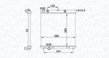 радіатор CITROEN C3 1.4, 1.6, 1.4HDI
