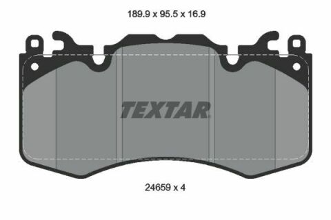 Колодки тормозные (передние) Land Rover Range Rover 09- (Brembo)