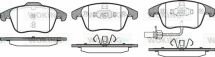Тормозные колодки пер. A4 07-/Q5 12-(ATE)