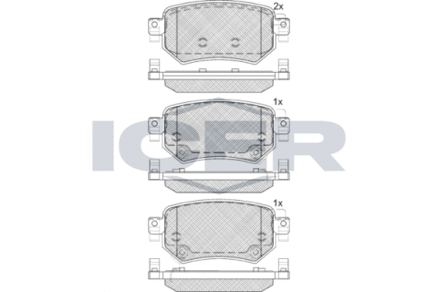 Колодки гальмівні (задні) Mazda 6 12-/CX-4/Chevrolet Trax 16-