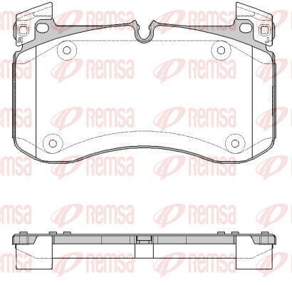 Гальм. колодки передн. gle (v167) gle 300 d 4-matic 18-23