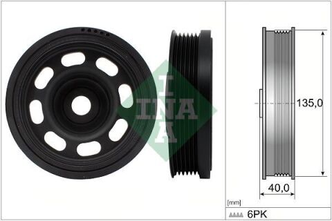 Шків колінвалу VW Caddy IV/V 1.2-1.6 TSI/TGI/TSi EVO 15-