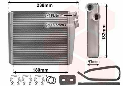 Радиатор печки Land Rover Discovery/Freelander/Range Rover 2.0/2.2/3.2 06-