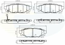 Гальмівні колодки дискові