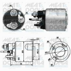 Реле стартера, що втягує, LOGAN 1.5 dCi 07-11, RENAULT CLIO III (BR0/1, CR0/1) 1.5 dCi 05-12 DACIA Реле стартера, що втягує, LOGAN 1.5 dCi 07-11, RENAULT CLIO III (BR0/1, CR0/1) 1.5 dCi 05-12 DACIA