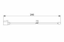 Датчик зносу гальмівних колодок (задніх) Audi Q7/Porsche Cayenne 07-15