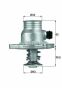 Термостат BMW 5 (E39)/7 (E38) 96-04 (105°C) M62 B35/M62 B44, фото 9 - интернет-магазин Auto-Mechanic