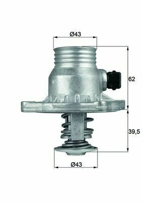 Термостат BMW 5 (E39)/7 (E38) 96-04 (105°C) M62 B35/M62 B44