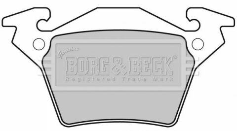 BBP1670 BORG & BECK - Гальмівні колодки до дисків