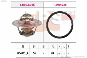 EPS VW Термостат (Made in Italy!) t-83C Polo 01-,Skoda Fabia 99-,Seat Ibiza