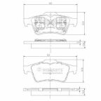 Гальмiвнi колодки дисковi