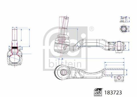 Наконечник тяги руля BMW X5 (G05/F95)/X6 (G06/F96)/X7 (G07) ​​18-