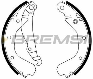 Тормозные колодки зад. Corsa A/Kadett 82-93 (GM)