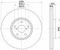 Гальмівний диск перед. Lexus GS/IS/RC 2.0-4.6 05- Пр., фото 4 - інтерент-магазин Auto-Mechanic