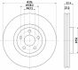 Гальмівний диск S-MAX 2.0TDCI 15- FORD, фото 1 - інтерент-магазин Auto-Mechanic