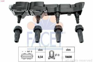 Котушка запалювання Citroen Berlingo/Peugeot 206/307/Partner 1.6 00-