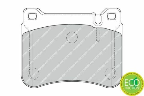 тормозные колодки передние w203 (sport), clk c209, slk r171 00-