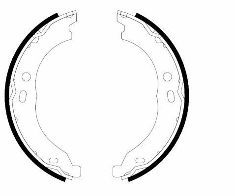 Колодки ручника Fiat Ducato/Peugeot Boxer 06- Колодки ручника Fiat Ducato/Peugeot Boxer 06-
