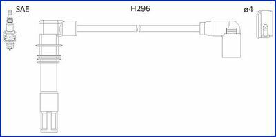 Провода зажигания VW Caddy II 1.4i 00-04 (к-кт)