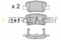 Гальмівні колодки зад. Toyota Auris 07-12/Corolla 13- (bosch)