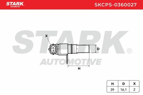 Імпульсний датчик, колінчатий вал