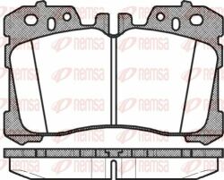 Тормозные колодки передние Lexus LS 06–