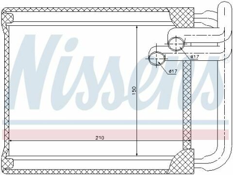 Радиатор печки Hyundai I30 1.4-2.0D 07-