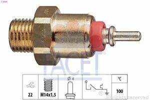 Датчик температуры охлаждаемой жидкости Mercedes Benz W201/460/463 OM601/602/603/M102/103 82->