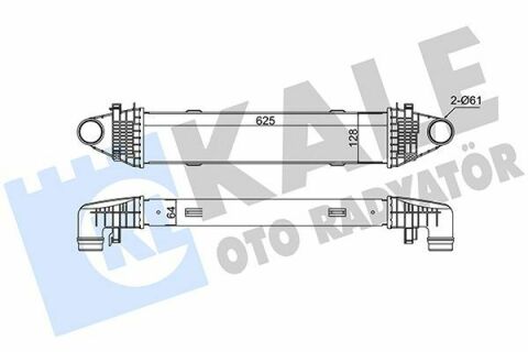 Інтеркулер KALE DB W204/212 09-