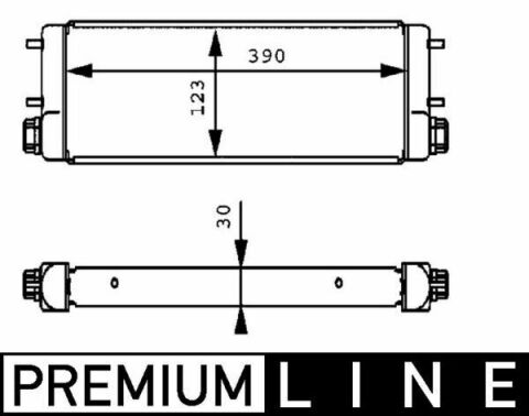 Радиатор масла ДВз W140/W124/W463(Premium Line! OE)