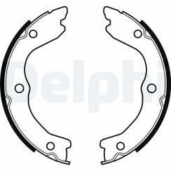 Колодки ручного тормозной X-Trail 01- (172*22) NISSAN