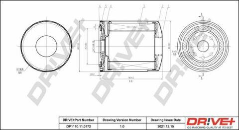 DP1110.11.0172 Drive+ - Фільтр оливи