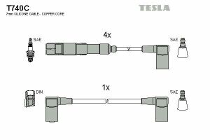 Кабель зажигания к-кт TESLA Mersedes 80-97 1,8