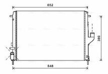 Радіатор охолодження Duster, Logan, Sandero 1.5dCi/1.6/2.0, LADA, DACIA RENAULT