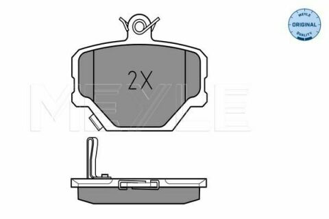 Колодки тормозные (передние) Smart 0.6/0.7/1.0i/0.8cdi 00-