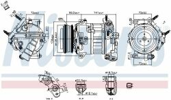 Компрессор кондиционера TRANSIT V363 2.0 16-FORD
